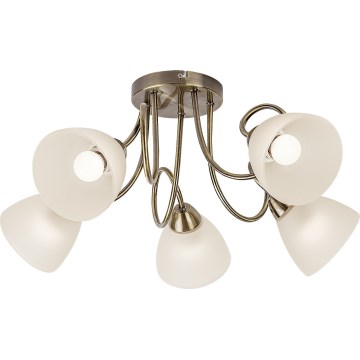 Rabalux - Candeeiro de tecto sobreposto 5xE27/60W/230V