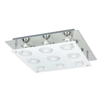 Rabalux - Candeeiro de teto LED NAOMI 9xGU10/5W 38x38 cm