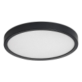 Rabalux - Candeeiro de teto LED para casa de banho LED/18W/230V 3000/4000/6000K Ø 29 cm IP44 preto