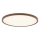 Rabalux - Candeeiro de teto LED para casa de banho LED/24W/230V 3000/4000/6000K pr. 40 cm IP44 castanho