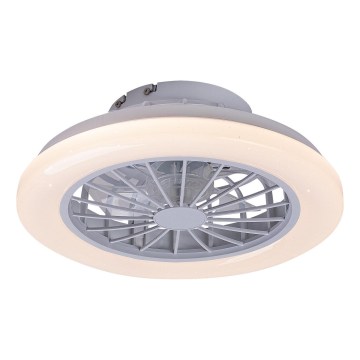 Rabalux - Candeeiro de teto LED regulável com ventilador LED/24W/230V 3000-6500K + controlo remoto