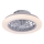 Rabalux - Candeeiro de teto LED regulável com ventilador LED/24W/230V 3000-6500K + controlo remoto