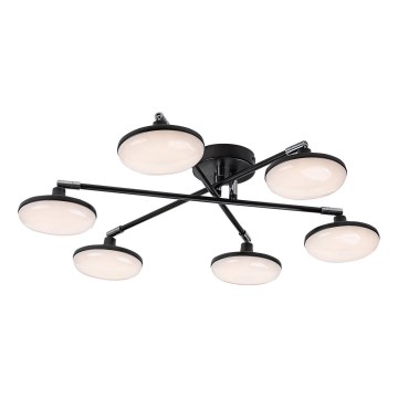 Rabalux - Candeeiro  integrado LED 6xLED/4W/230V 3000K preto