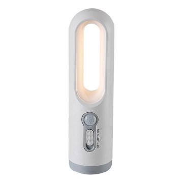 Rabalux - Candeeiro portátil recarregável LED com sensor LED/0,8W/3,7V 3000/7000K