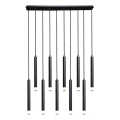 Rabalux - Candeeiro suspenso 10xG9/5W/230V preto