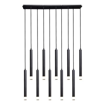 Rabalux - Candeeiro suspenso 10xG9/5W/230V preto