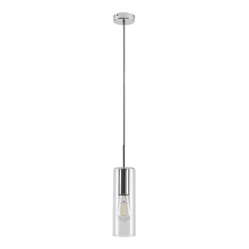 Rabalux - Candeeiro suspenso 1xE27/40W/230V transparente/cromado brilhante