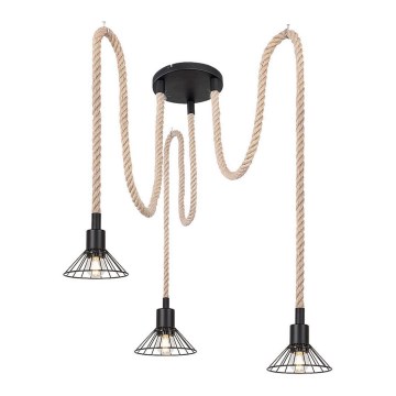 Rabalux - Candeeiro suspenso 3xE27/40W/230V aranha