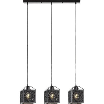 Rabalux - Candeeiro suspenso 3xE27/40W/230V preto