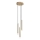Rabalux - Candeeiro suspenso 3xG9/5W/230V dourado