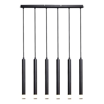 Rabalux - Candeeiro suspenso 6xG9/5W/230V preto