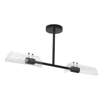 Rabalux - Candeeiro suspenso para casa de banho 2xE14/12W/230V IP44 preto
