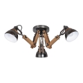 Rabalux - Candelabro integrado 3xE14/15W/230V preto antigo