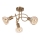 Rabalux - Candelabro integrado 3xE14/40W/230V dourado