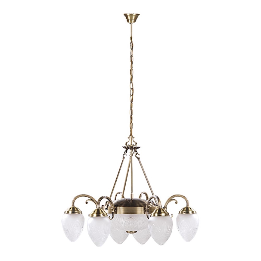 Rabalux - Candelabro numa corrente 6xE14/40W+2xE27/60W