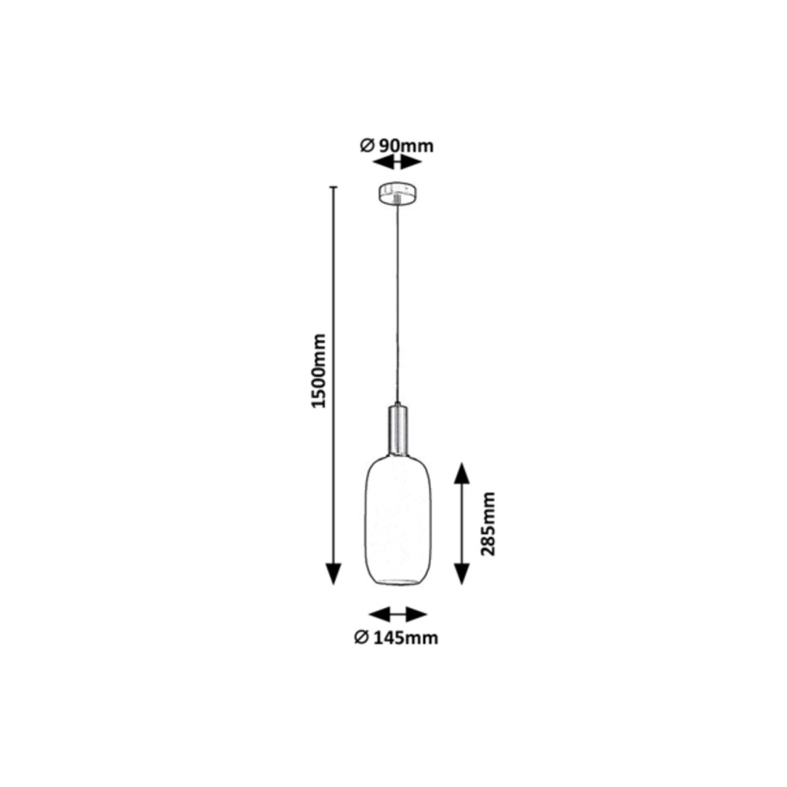 Rabalux - Candelabro suspenso 1xE27/60W/230V