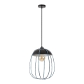 Rabalux - Candelabro suspenso 1xE27/60W/230V preto/azul