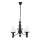 Rabalux - Candelabro suspenso 3xE27/60W/230V nogueira