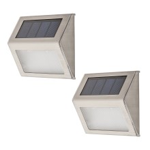 Rabalux - CONJUNTO 2x Luz de parede LED de exterior 2xLED/0,12W IP44