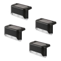 Rabalux - Conjunto de 4 apliques de parede solares LED com sensor de crepúsculo LED/0,06W/1,2V 300 mAh IP44