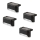 Rabalux - Conjunto de 4 apliques de parede solares LED com sensor de crepúsculo LED/0,06W/1,2V 300 mAh IP44