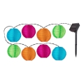 Rabalux - Cordão Solar LED 8xLED/0,48W/1,2V 4,3 m IP44 600 mAh