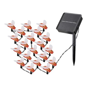 Rabalux - Corrente solar LED 20xLED/0,06W/1,2V IP44 600 mAh