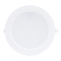 Rabalux - Foco de encastrar LED LED/18W/230V 3000K diâmetro 22 cm branco