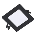 Rabalux - Foco de encastrar LED LED/3W/230V 9x9 cm preto