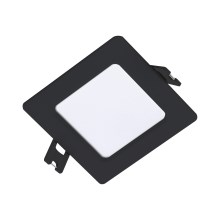 Rabalux - Foco de encastrar LED LED/3W/230V 9x9 cm preto