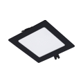 Rabalux - Foco de encastrar LED LED/6W/230V 12x12 cm preto