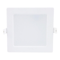 Rabalux - Foco de encastrar LED LED/6W/230V 3000K 12x12 cm branco