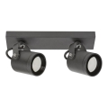 Rabalux - Foco de parede exterior 2xGU10/35W/230V IP44