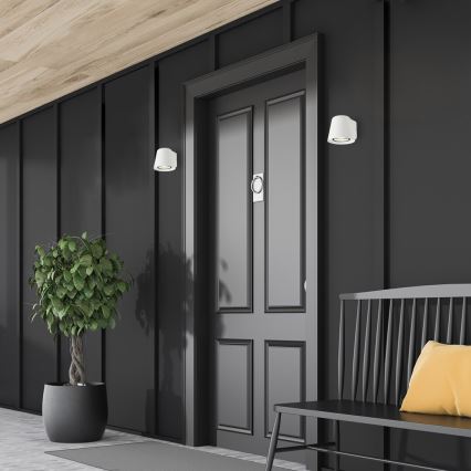 Rabalux - Iluminação de parede exterior 1xGU10/35W/230V IP54 branca