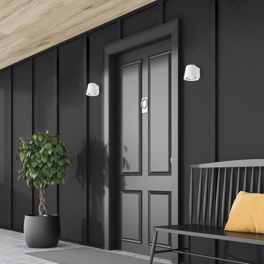 Rabalux - Iluminação de parede exterior 1xGU10/35W/230V IP54 branca