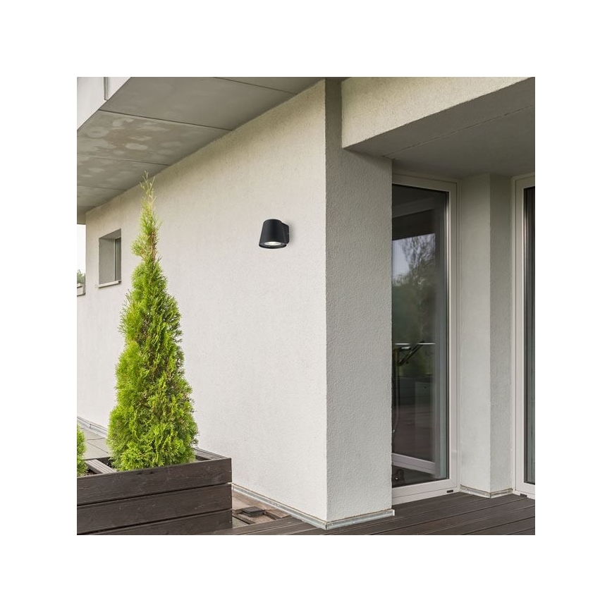 Rabalux - Iluminação de parede exterior 1xGU10/35W/230V IP54 preta