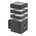 Rabalux - Iluminação de parede exterior com sensor 1xE27/12W/230V IP44