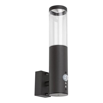 Rabalux - Iluminação de parede exterior com sensor 1xGU10/7W/230V IP44
