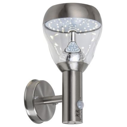 Rabalux - Iluminação de parede exterior LED com sensor LED/8,5W/230V IP44