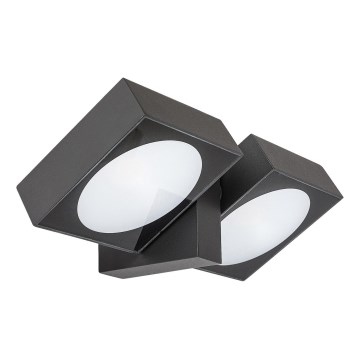 Rabalux - Iluminação de parede LED exterior com luz flexível 2xLED/7W/230V IP54 antracite