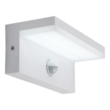 Rabalux - Iluminação de parede LED exterior com sensor LED/9W/230V 2700/4000/6500K IP54 branco