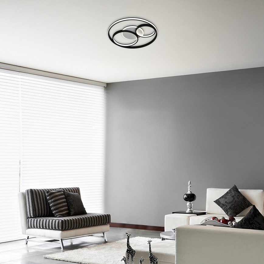 Rabalux - Iluminação de teto LED com regulação LED/50W/230V 3000-6000K diâmetro 53 cm + comando