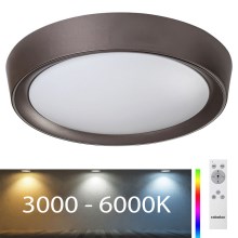 Rabalux - Iluminação de teto LED RGB com regulação LED/24W/230V + CR 3000-6000K