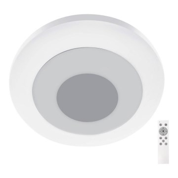 Rabalux - Iluminação de teto LED RGB com regulação LED/40W/230V 3000-6000K diâmetro 50 cm + comando