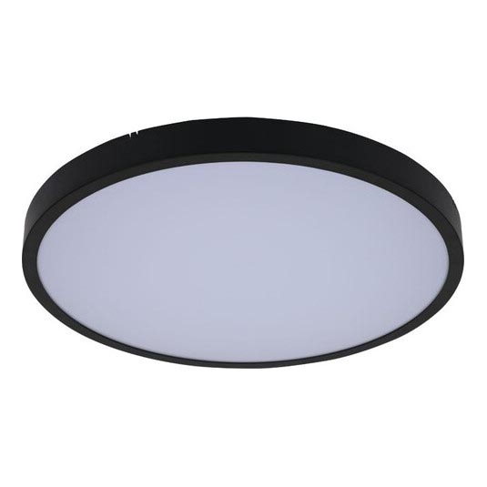 Rabalux - Iluminação de teto para casa de banho LED LED/18W/230V 3000/4000/6000K IP44 diâmetro 30,5 cm preto