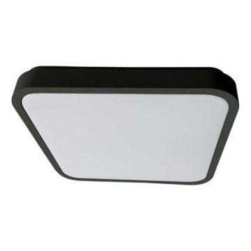 Rabalux - Iluminação de teto para casa de banho LED LED/24W/230V 3000/4000/6000K IP44 29x29 cm preto