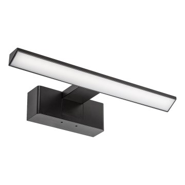 Rabalux - Iluminação LED para espelho de casa de banho LED/6W/230V IP44 30 cm preta