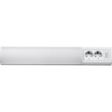 Rabalux - Iluminação para armário de cozinha LED com 2 tomadas LED/10W/230V 4000K 50 cm branco