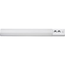 Rabalux - Iluminação para armário de cozinha LED com 2 tomadas LED/15W/230V 4000K 70 cm branco