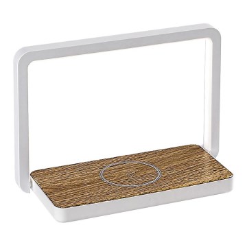 Rabalux - Lâmpada de mesa LED regulável com carregador sem fio LED/4W/5V 3000K